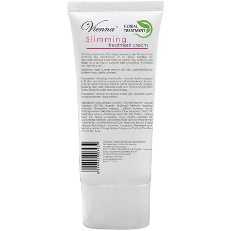 Jual Vienna Body Treatment Slimming Cream Ml Tube Perawatan Diri