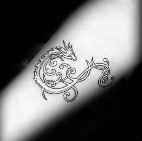 60 Simple Dragon Tattoos For Men