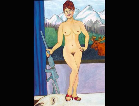 Nude Portait Of Alaska Governor Sarah Palin Unveiled Picture 2008