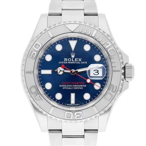 Rolex Pre Owned Rolex Yacht Master Automatic Blue Dial Men S Watch