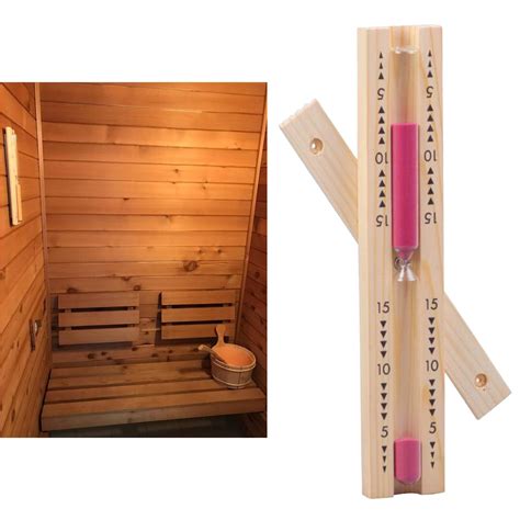 15 minutes Wooden Sauna Hourglass Sand Timer Clock... – Grandado