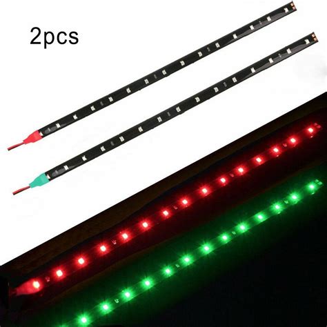 Cm Boat Led Bow Lighting Red Green Navigation Light Kayak Marine Led