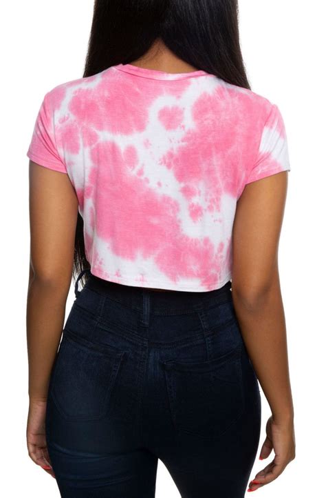 KILL BRAND Fuck Everything Tie Dye Crop Top KILL FE DYE Karmaloop
