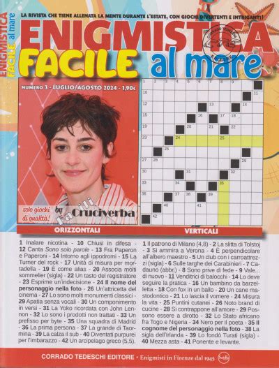 Enigmistica Facile Al Mare N Luglio Agosto Trimestrale