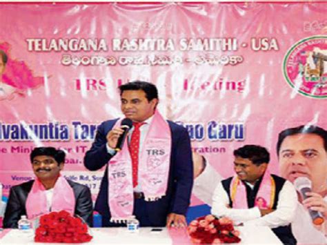 Ktr K T Rama Rao Glorifies Telangana In Us Slams Congress Hyderabad