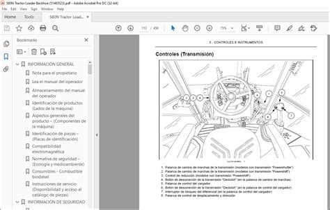 case  retroexcavadora manual del operario