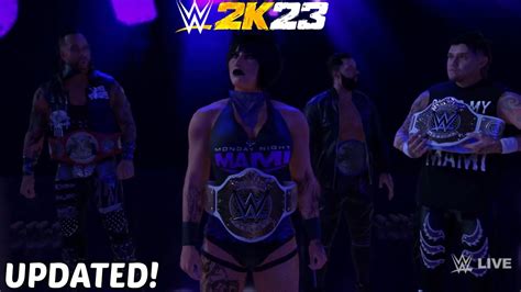 Wwe2k23 How To Update The Judgement Day In 2023 Youtube