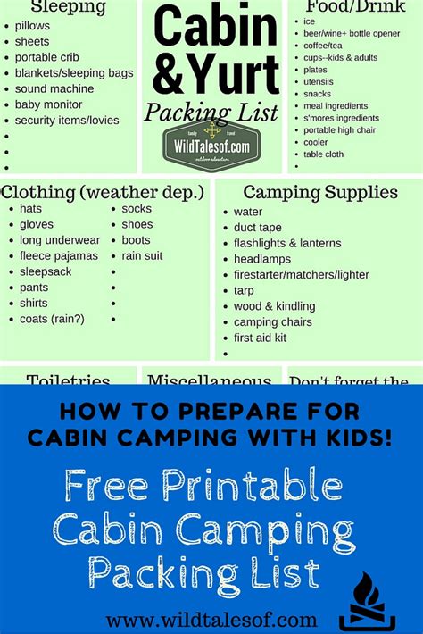 How to Prepare for Cabin Camping with Kids - wildtalesof.com