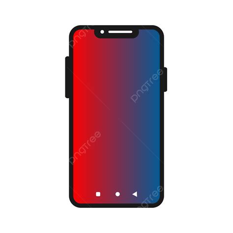 Mobiel Mockup Ontwerp Png Kleurvector Mobiele Mockup Slimme Telefoon