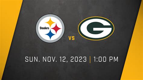 Pittsburgh Steelers vs. Green Bay Packers - Acrisure Stadium in Pittsburgh, PA