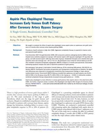 Aspirin And Plavix Pdf