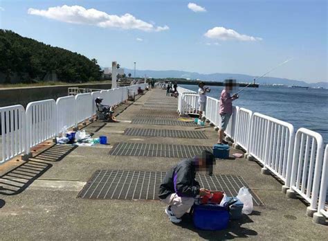 大阪南港のおすすめの海釣り公園 魚釣り園護岸を紹介します。 関西釣りアンテナ