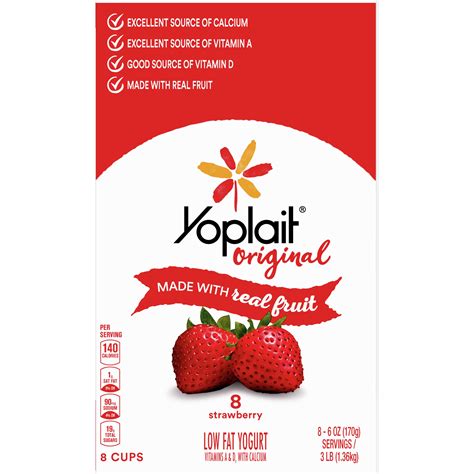 Yoplait Original Strawberry Nutrition Label Besto Blog