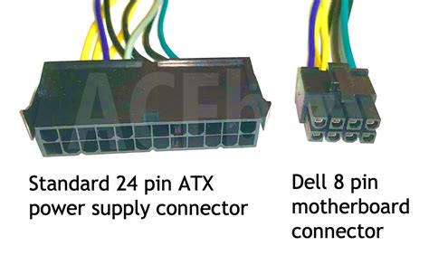 DELL 24 Pin to 8 Pin ATX PSU Power Supply Adapter Cable 9020 7040 T1700 ...