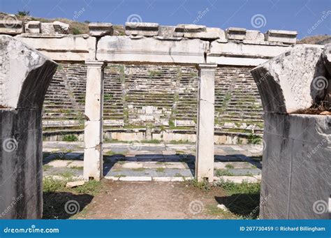 Porticus Post Scaenam And Pulpitum Of Roman Theatre At Aphrodisias