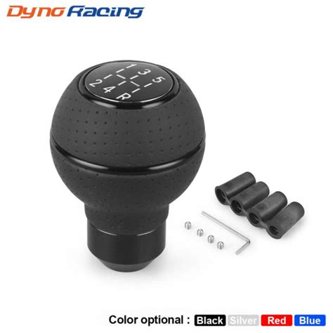 5 Speed Universal Leather＆aluminium Car Gear Shift Knob For M8 M10 M11 M12 Shift Lever Gear