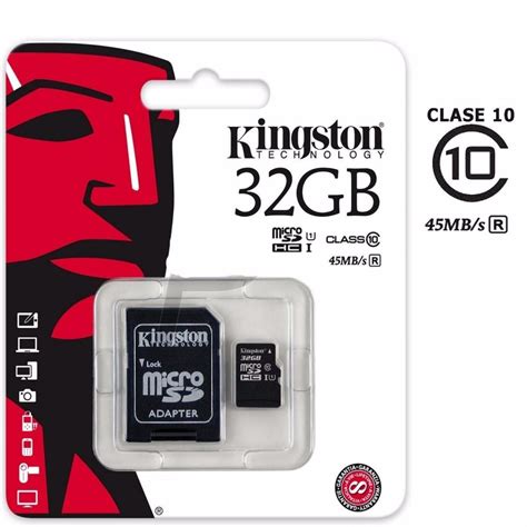 Memoria Kingston Micro SD 32GB Clase 10 ACCMOVIL