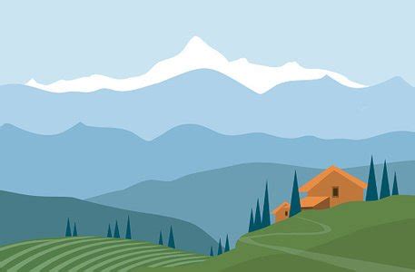 Mountain Landscape Stock Clipart | Royalty-Free | FreeImages