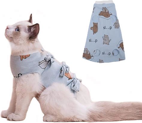 Pumyporeity Cat Recovery Suit Cat Surgery Recovery Suit