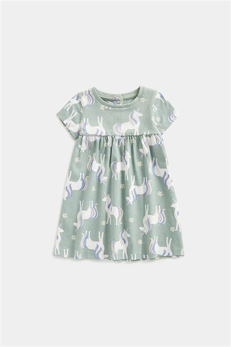 Buy Mothercare Green Party Horse Jersey Dress Online In Malaysia