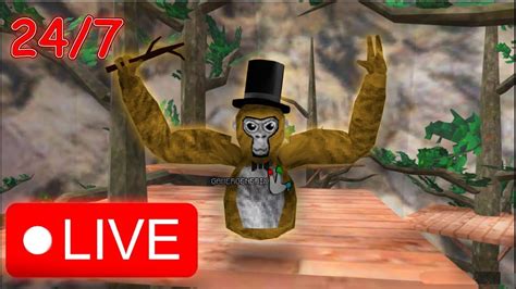 GORILLA TAG LIVE WITH VIEWERS 24 7 NEW UPDATE LIVE Until 5K YouTube