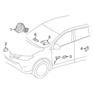 Toyota Rav Oem Electrical Parts Sensors Switches Carid