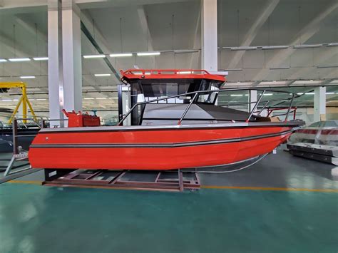 Ft Center Cabin Aluminum Alloy Fishing Boat With Sliding Windows