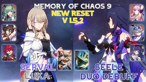 Luka X Serval Seele X Duo Debuff Memory Of Chaos V Stage Moc