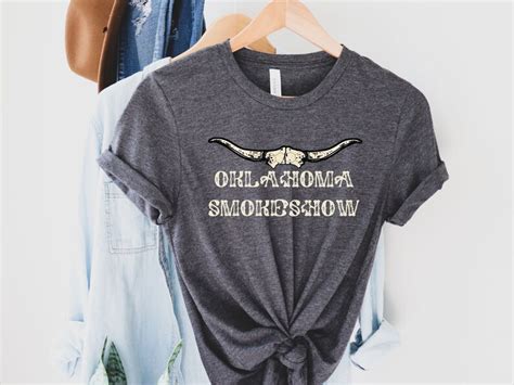 Oklahoma Smokeshow Graphic Tee Zach Bryan Country Music Shirt Western