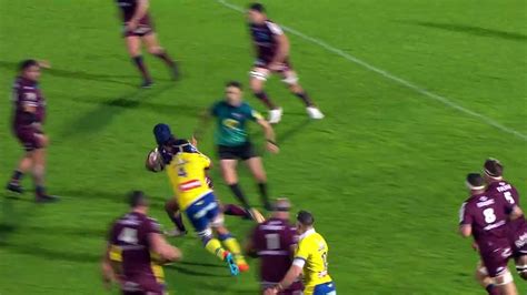 Top Essai De Yann Lesgourgues Ubb Union Bordeaux B Gles Asm