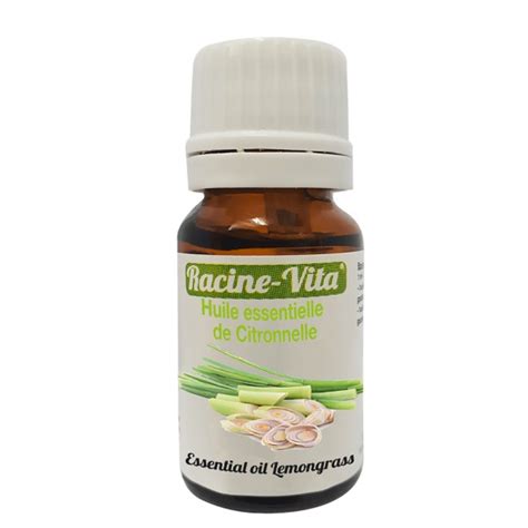 Racine Vita Huile Essentielle De Citronnelle 10ml Citymall