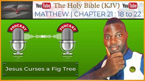 Jesus Curses A Fig Tree Matthew 21 18 To 22 KJV Audio Bible