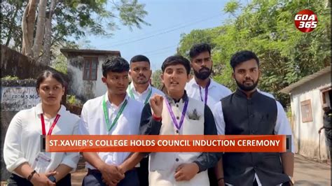 Student Council Finally Inducted At St Xaviers College Mapusa