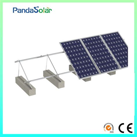 Oem Flat Roof Solar Structure Panel Mounting System Adjustable Triangle