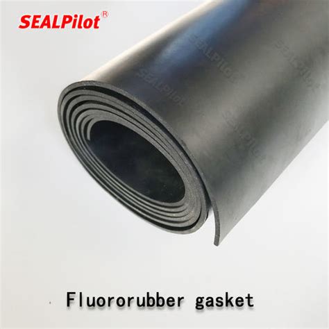 Fluorine Rubber Gasket Sheet Material Pure Oil High Temperature Corrosion Hardness: 80 at Best ...