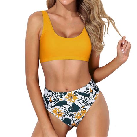 Vsssj Bikini Swimsuits For Women Two Piece High Waisted Bathing Suits