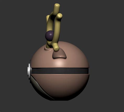 🐉 Pokemon Stantler Wyrdeer Pokeball・ STL File for 3D printing・Cults