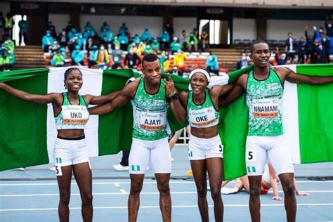 Nigeria Wins First Ever World U20 Mixed 4x400m Gold On Day One In Nairobi Feature World