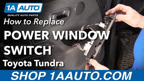 How To Replace Power Window Switch 2000 06 Toyota Tundra 1a Auto