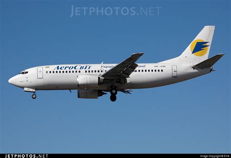 UR VVA Boeing 737 3Q8 AeroSvit Ukrainian Airlines EVA JetPhotos