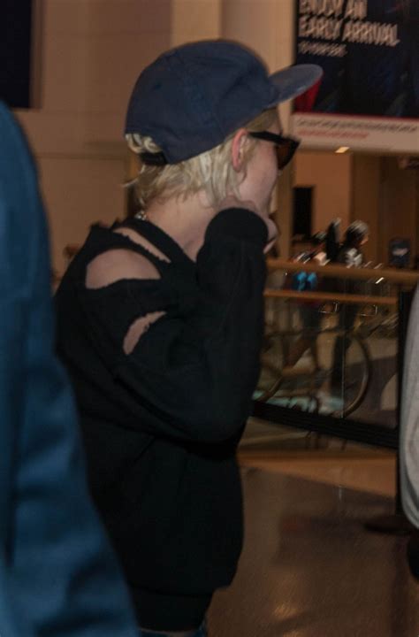 KRISTEN STEWART At Los Angeles International Airport 10 08 2016