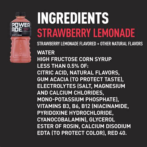 Powerade Strawberry Lemonade Bottle 32 Fl Oz