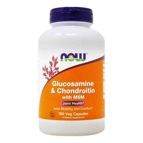 Comprar Now Foods Glucosamina Condroitina Msm Caps Caps M Xico