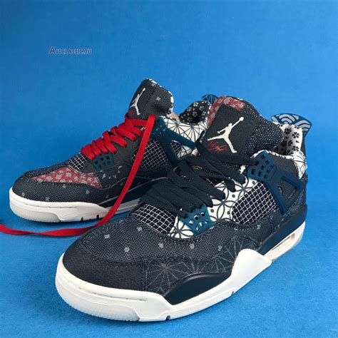 Air Jordan 4 Retro Se Sashiko Cw0898 400 Deep Ocean Sail Cement Grey