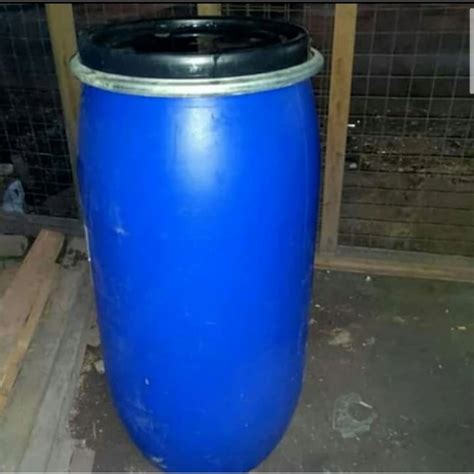 Jual 150L Tempat Sampah Biru Tong Sampah Biru Drum Gentong Air