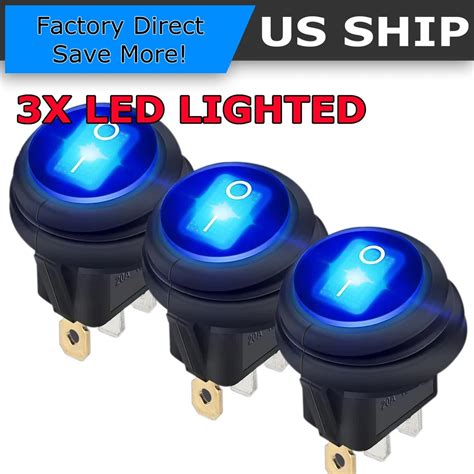 Lighted Toggle Switches 12 Volt Shelly Lighting