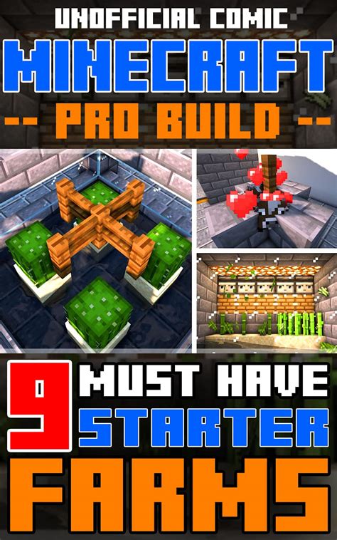 Minecraft Pro Build 9 Must Have Starter Farms Simple Survival Farms