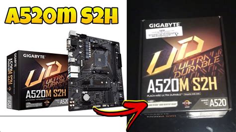 Placa Mãe Gigabyte Para Amd Am4 A520m S2h Unboxing Youtube