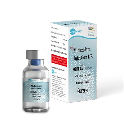 MEDLAM Midazolam Injection 1mg Ml At Rs 210 Vial In New Delhi ID