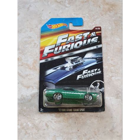 Hotwheels Ford Gran Torino Sport Fast Furious Shopee Malaysia